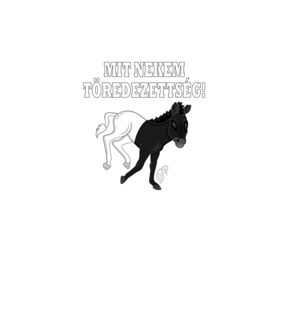 Mit Nekem Töredezettség minta zöld pólón