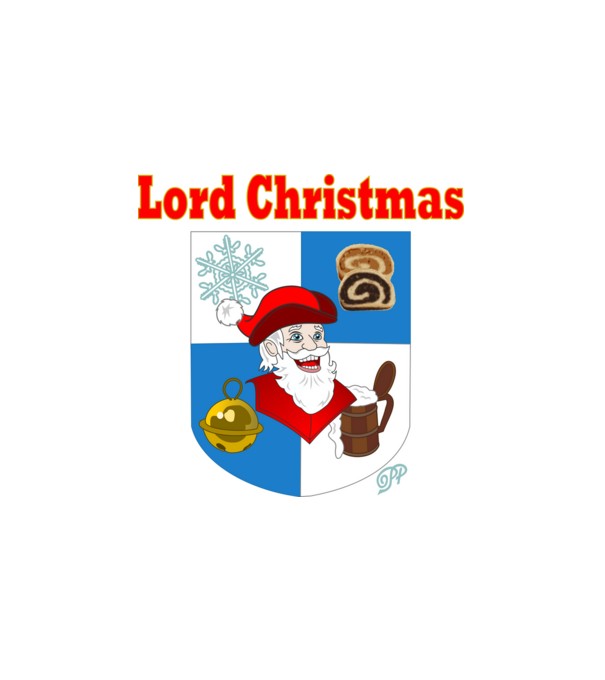 Lord Christmas Címer minta fehér pólón