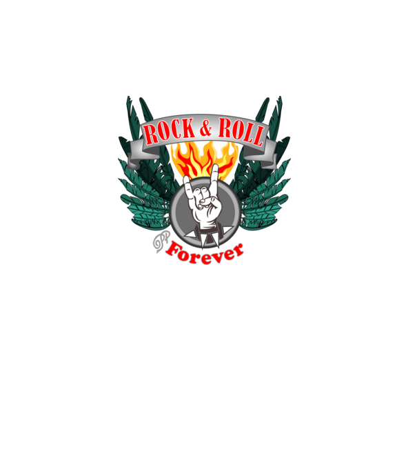 Rock and Roll Villa minta türkiz pólón