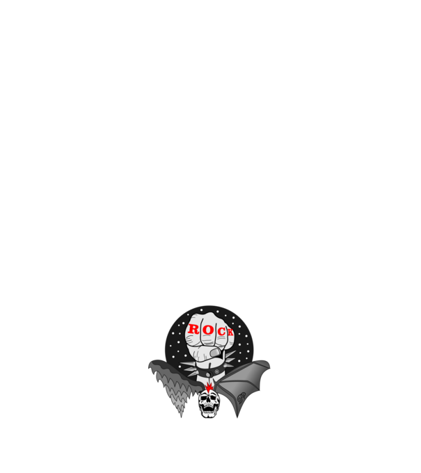 Mindhalálig rock and roll Ököl minta sötétkék pólón