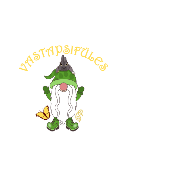 Vastapsifüles Manó minta sötétkék pólón