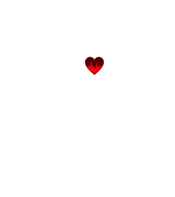 Szeretet Szerelem Szívverés EKG minta fekete pólón