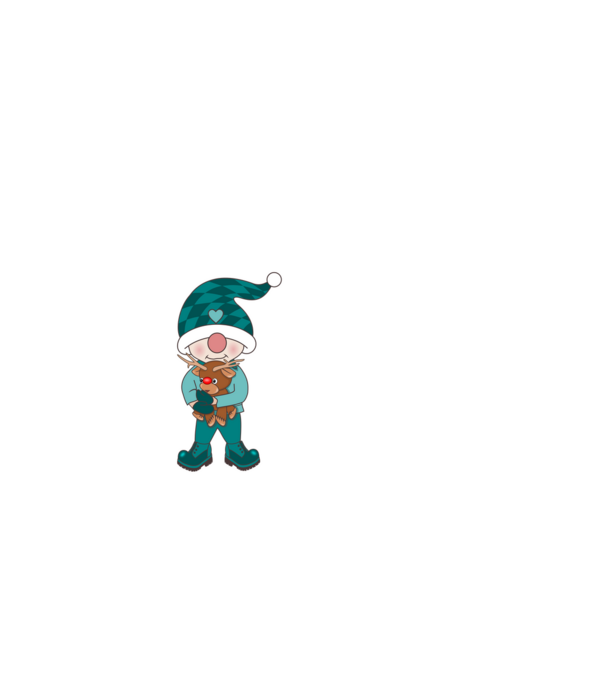 Kölyök Karácsony Klub minta fekete pólón