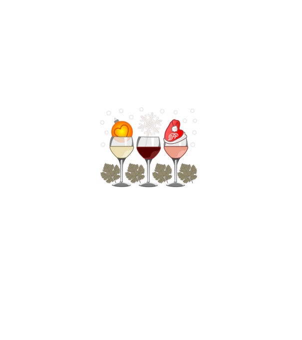 Fehér Borozós Karácsony minta fekete pólón