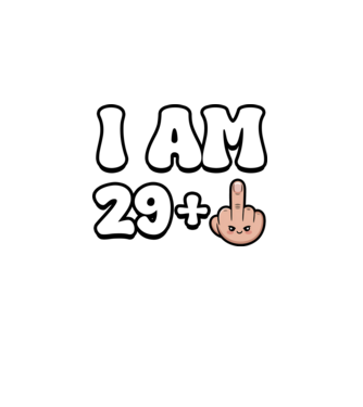 I am 29+1 minta fehér pólón