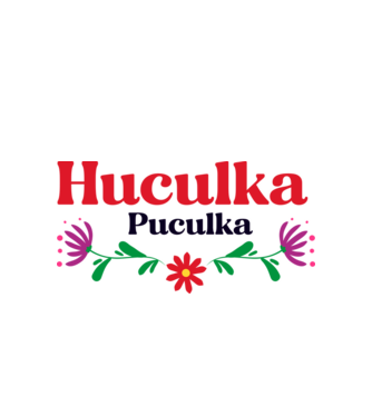 Huculka  Puculka Népies minta fehér pólón