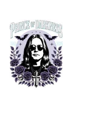 Prince of Darkness minta fekete pólón