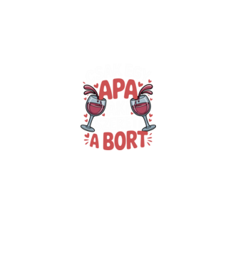 Csak egy apa aki szereti a bort minta fekete pólón