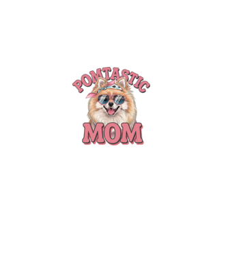 Pomtastic mom minta fekete pólón