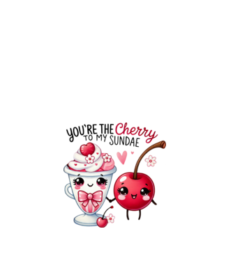 You are the cherry to my sundae minta fehér pólón