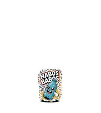Habos Babos minta sötétkék pólón