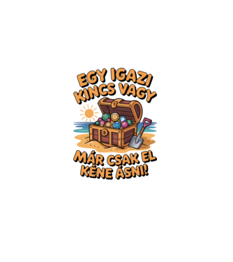 Egy igazi kincs vagy minta fehér pólón