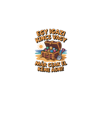 Egy igazi kincs vagy minta világos rózsaszín pólón