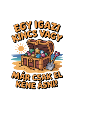 Egy igazi kincs vagy minta fekete pólón