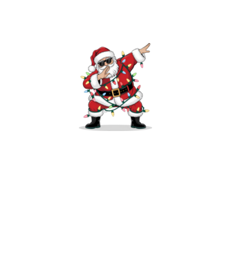 Santa DAB minta fehér/royal pólón