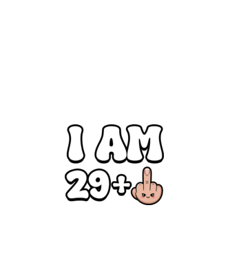 I am 29+1 minta fehér pólón
