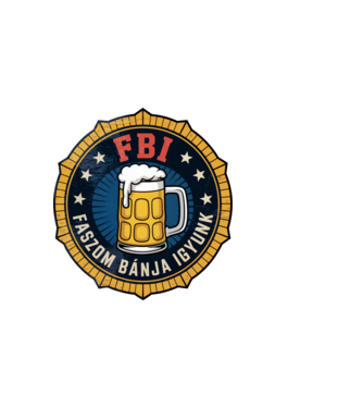 FBI legénybúcsú 2 minta világos rózsaszín pólón