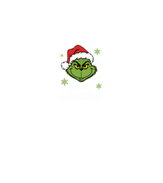 Merry Grinchmas fekete pólóra minta királykék pólón