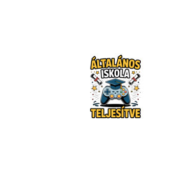 Általános iskola teljesítve minta neonsárga pólón