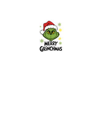 Merry Grinchmas fehér pólóra minta királykék pólón