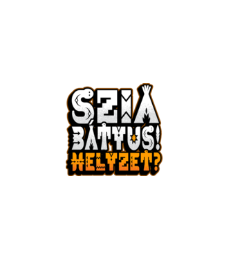 Szia bátyus helyzet törzsi minta fehér pólón