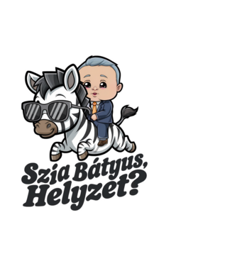 Szia bátyus, helyzet Viktor remix póló minta fehér pólón