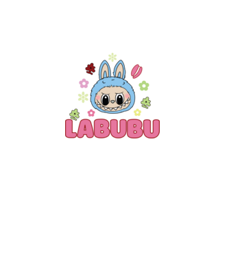 Labubu minta türkiz pólón