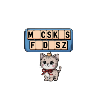 Macskás Fadísz minta fehér pólón