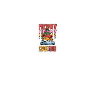 Merry Croxmas minta fekete pólón