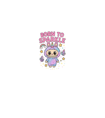Born to sparkle minta fehér/piros pólón
