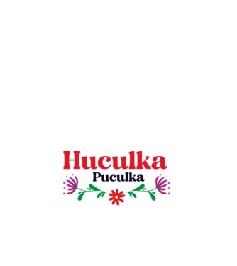 Huculka  Puculka Népies minta fehér pólón