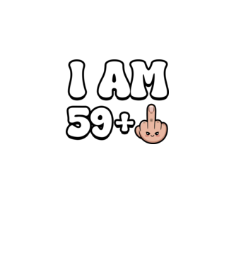 I am 59+1 minta világos rózsaszín pólón