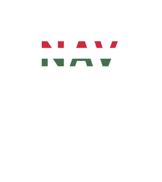 NAV - NEM AGYALUNK VEDELÜNK minta fekete pólón