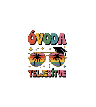 Óvoda teljesítve minta fehér pólón