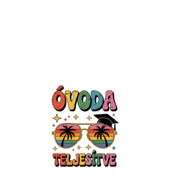 Óvoda teljesítve minta fehér pólón