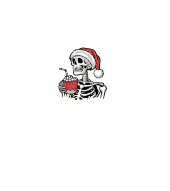 dead-inside-but-its-christmas-black-BG minta türkiz pólón