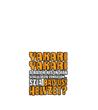 Yakari szia batyus helyzet minta fehér pólón