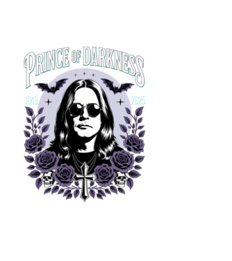 Prince of Darkness minta fekete pólón