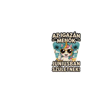Az igazán menők júniusban születnek! minta neonsárga pólón
