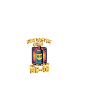 Nem vagyok öreg, csak kell egy kis WD-40 minta sötétkék pólón