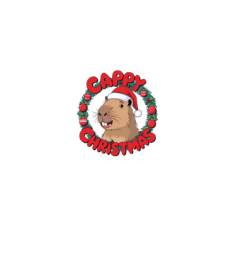 Cappy Christmas minta fehér/piros pólón