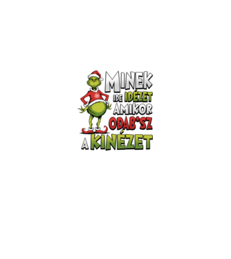 Minek ide idézet grinch minta királykék pólón