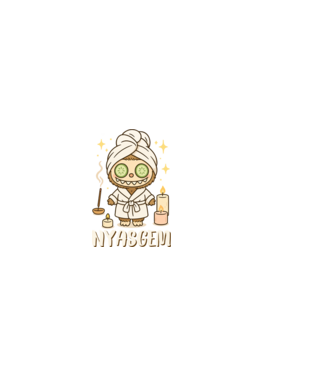 Nyasgem minta sötétkék pólón