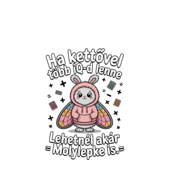 Ha kettővel több iQ-d lenne minta fehér pólón