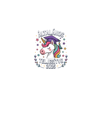 Általános teljesítve minta fekete pólón