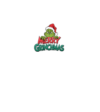 Merry Grinchmas minta fekete pólón