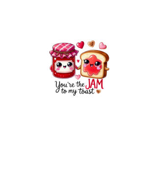 You are the jam to my toast minta dusty pink pólón