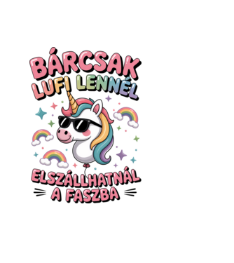 Bárcsak lufi lennél minta világoskék pólón