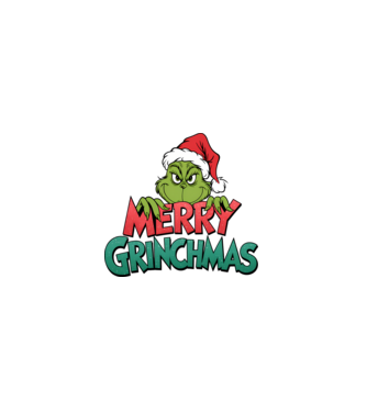 Merry Grinchmas minta fekete pólón
