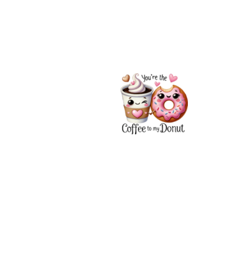 You are the coffee to my donut minta neonsárga pólón